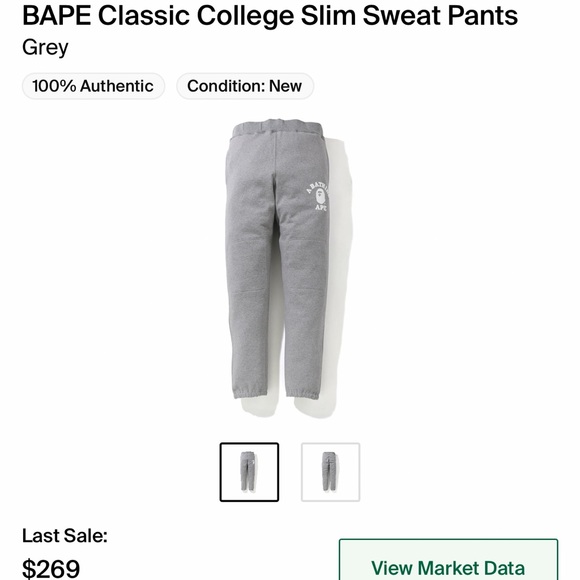 A Bathing Ape Sweatpants - Picture 1 of 5